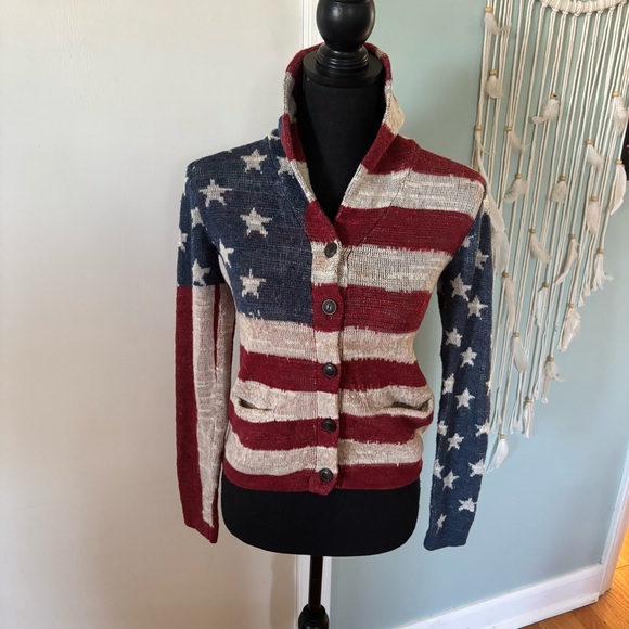 Ralph Lauren Denim & Supply Striped Cardigan Small - Picture 2 of 14